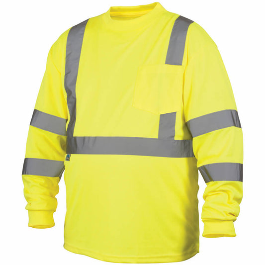 PYRAMEX HiVis Class 3 Type R Moisture-Wicking Long Sleeve Shirt