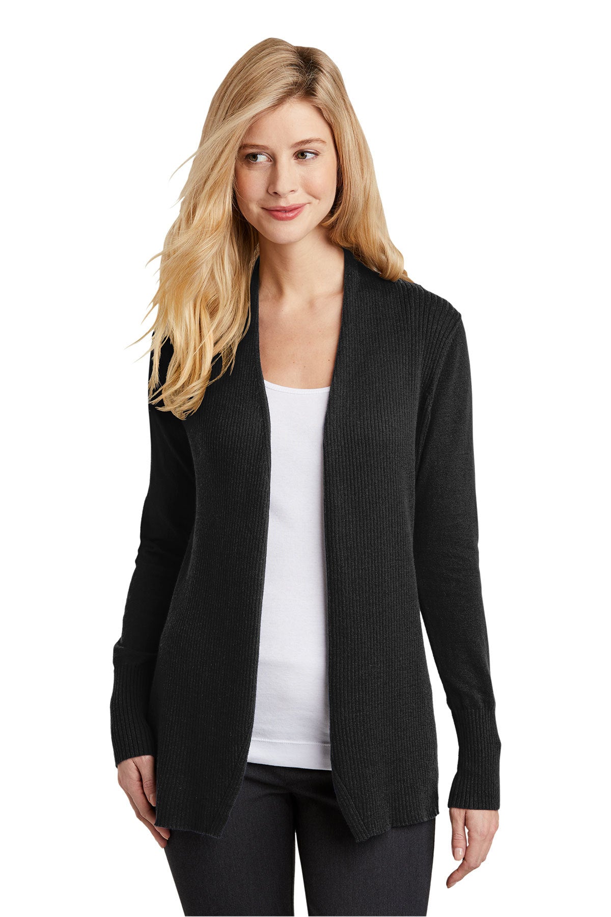 Port Authority® Ladies Open Front Cardigan Sweater