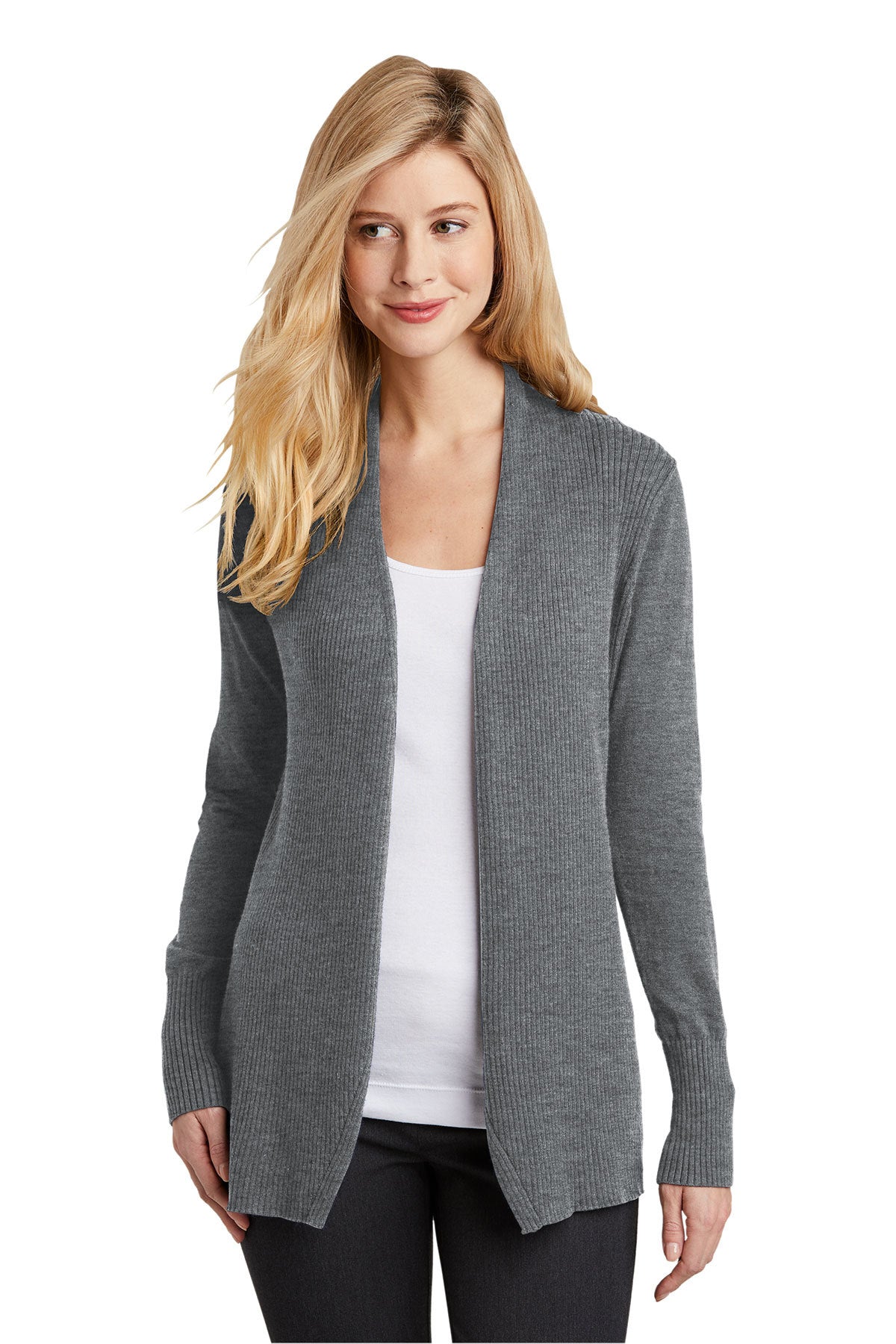 Port Authority® Ladies Open Front Cardigan Sweater